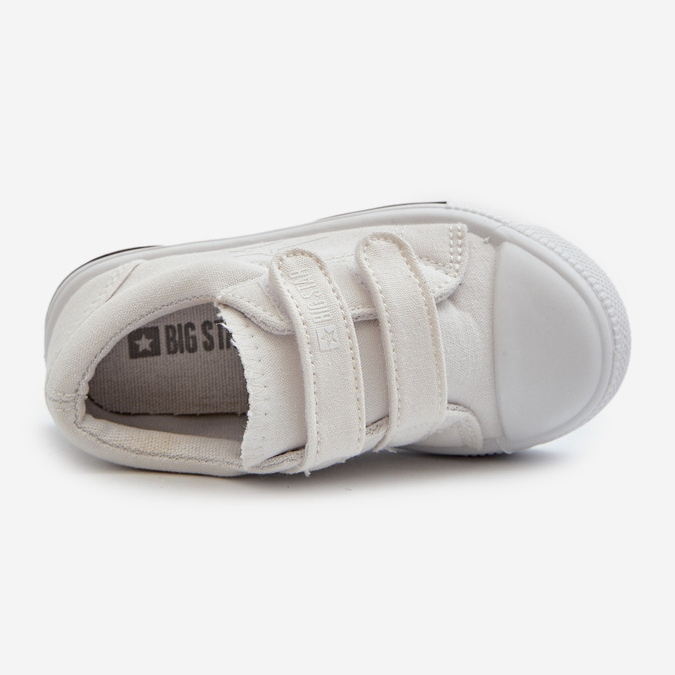 Sneakers med kardborreband för barn Big Star NN374117 Vit 2