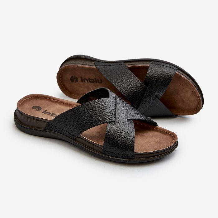 Bekväma lätta flip-flops med Inblu GV00001I Svart 2