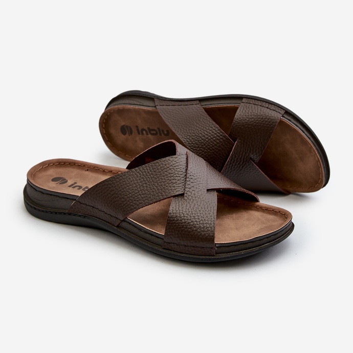 Bekväma lätta flip-flops Inblu GV00001I Brun 1