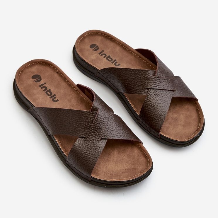 Bekväma lätta flip-flops Inblu GV00001I Brun 2