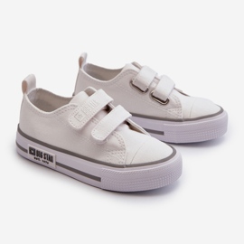 Sneakers med kardborre för barn Big Star LL374016 Vit 1