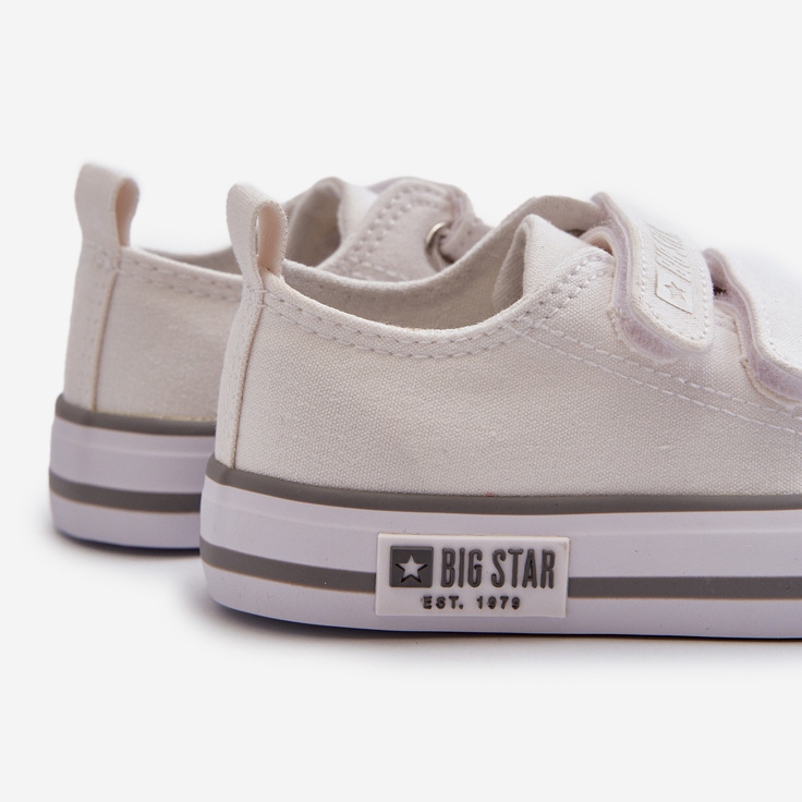 Sneakers med kardborre för barn Big Star LL374016 Vit 2