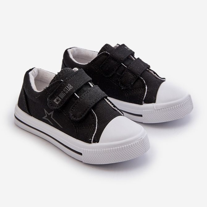 Sneakers med kardborre för barn Big Star NN374111 Svart 1