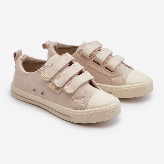 Sneakers med kardborre för barn Big Star NN374119 Beige 1