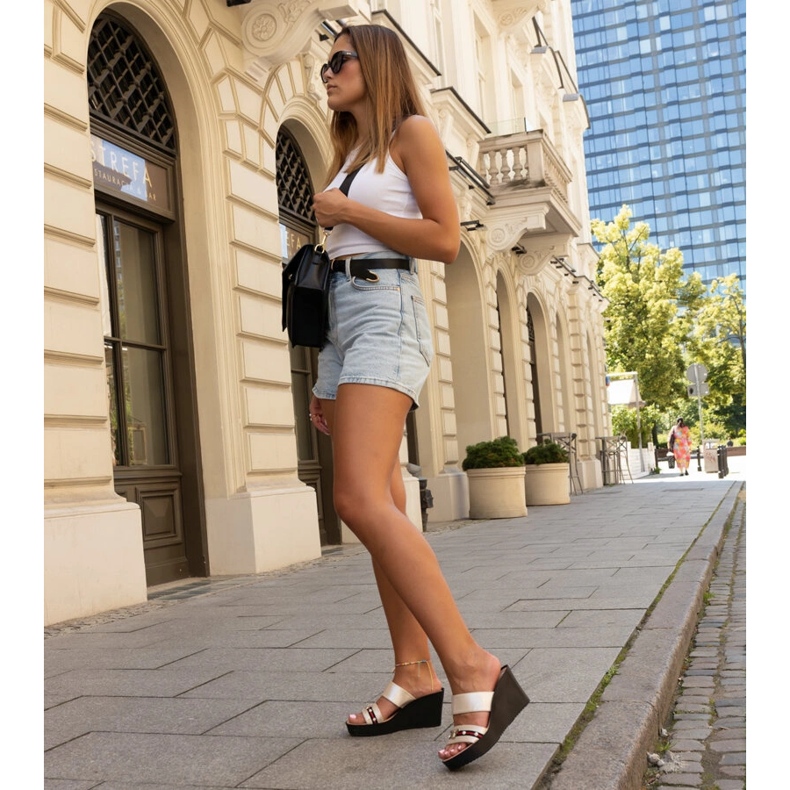 Guldmetalliska Raja-kilmulor gyllene 2