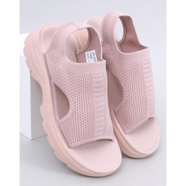 Nicai Pink sandaler med sportsula rosa 1