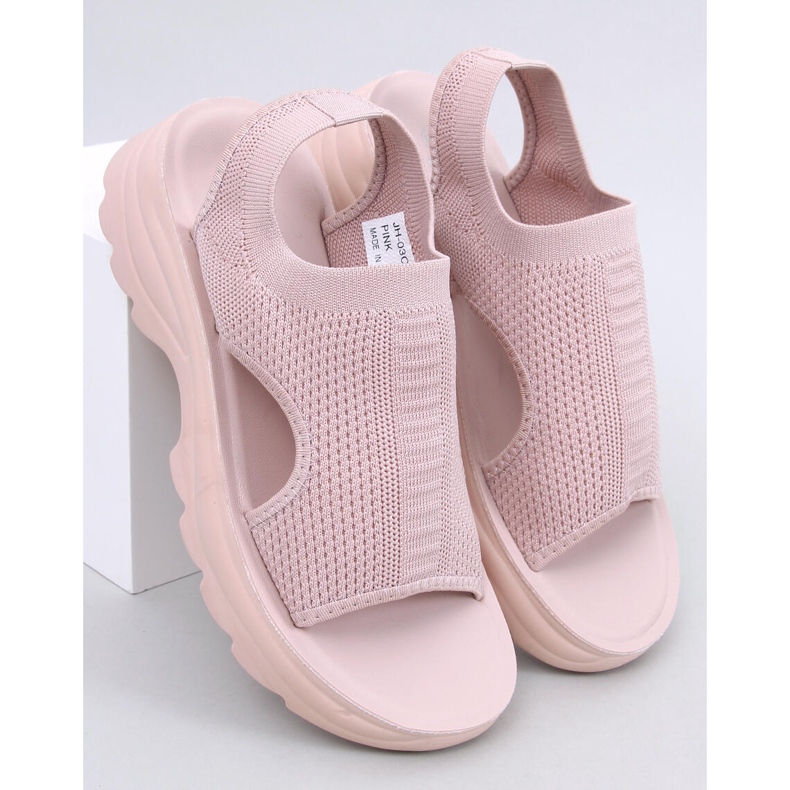 Nicai Pink sandaler med sportsula rosa 1