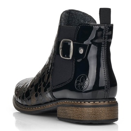 Lackläder Jodhpur stövlar för kvinnor Rieker Z4965-90 svart 1