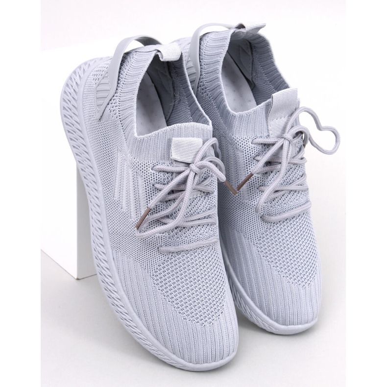 Sigart Gris sock sportskor grå 1