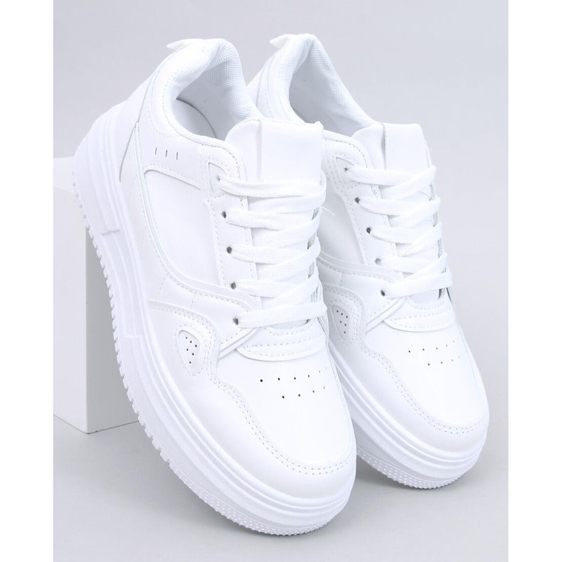 Tixis All White damsneakers vit 1