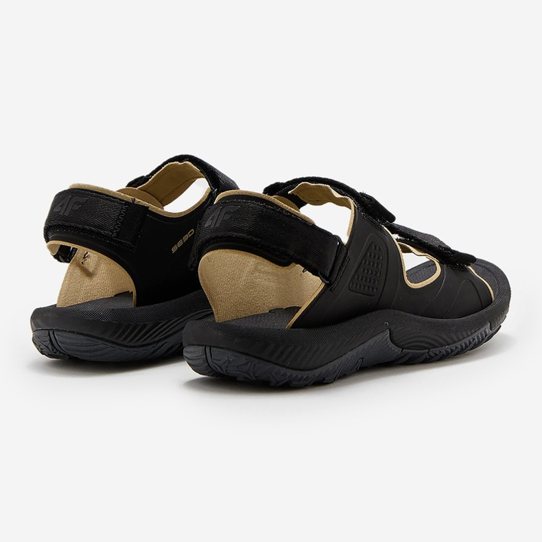 Damsportsandaler 4FRSS24FSANF057-20S Svart 1