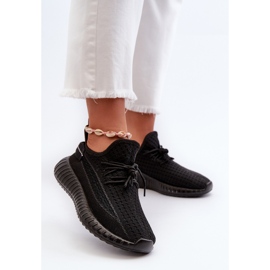 Svarta Nelmarie Slip-On Sportskor i tyg för kvinnor 2