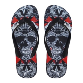 Pliant Philipp Plein IMPS900 flipflops för män svart 2