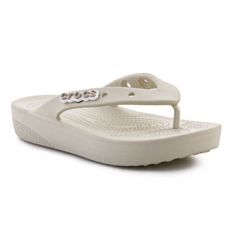 Crocs Classic Platform Flip 207714-2Y2 flip-flops beige 1