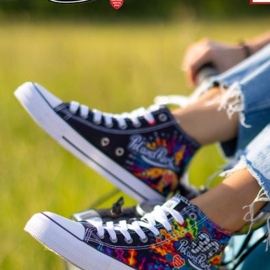 Sneakers dam - 30. Pol 'and'Rock x Big Star OO274A700 - Förbeställ svart 2