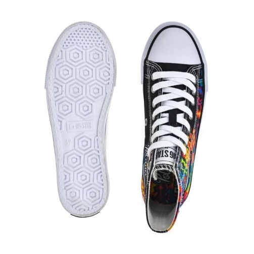 Sneakers dam - 30. Pol 'and'Rock x Big Star OO274A700 - Förbeställ svart 1