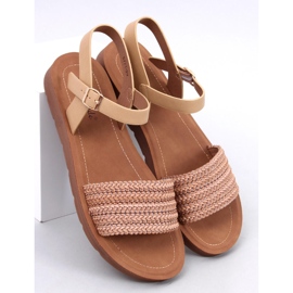 Salinon Beige sandaler i boho-stil 1