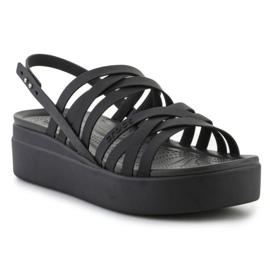 Crocs Brooklyn Strappy Lowwdg sandaler 206751-001 svart 1