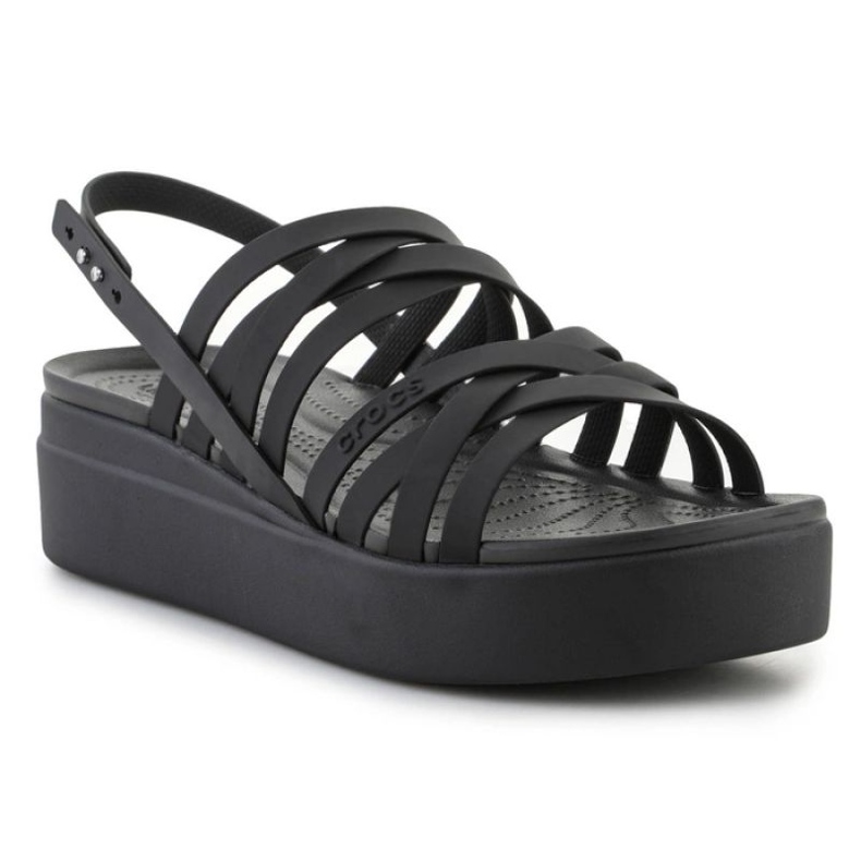 Crocs Brooklyn Strappy Lowwdg sandaler 206751-001 svart 1