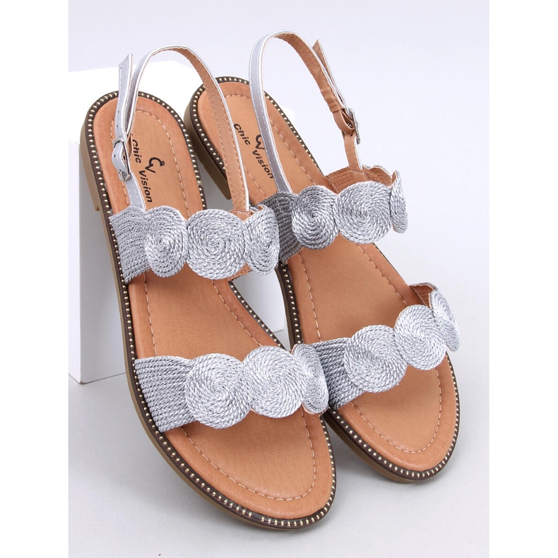 Raulet Silver damsandaler 1