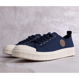 Marinblå sneakers Big Star LL174018 403 2