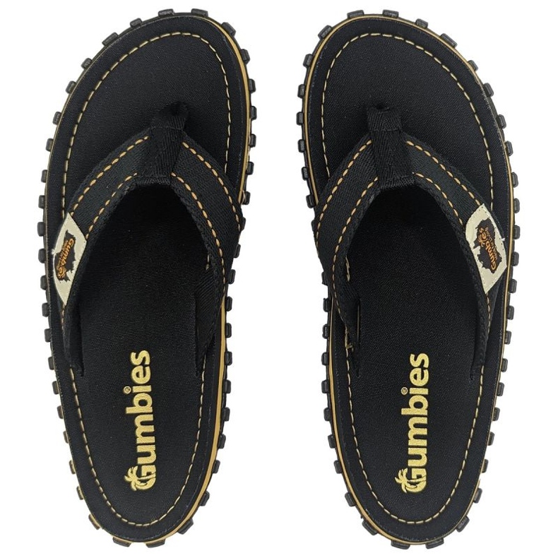 Gumbies Islander flip-flops Klassiska flip-flops GU-FFISL117 svart 1