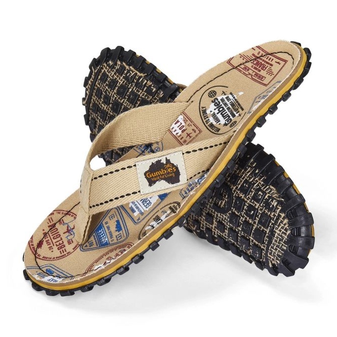 Gumbies Islander flip-flops Traveler flip-flops GU-FFISL132 beige 1