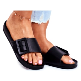 Dam Tofflor Big Star med spänne Svart FF274A389 4