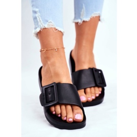 Dam Tofflor Big Star med spänne Svart FF274A389 2