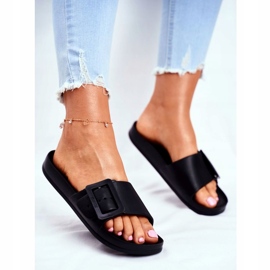 Dam Tofflor Big Star med spänne Svart FF274A389 3