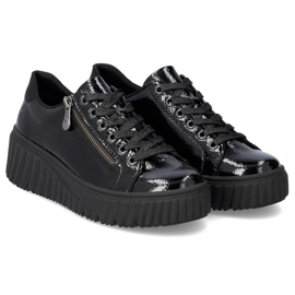 Rieker W N2501-00 svarta kilskor 1