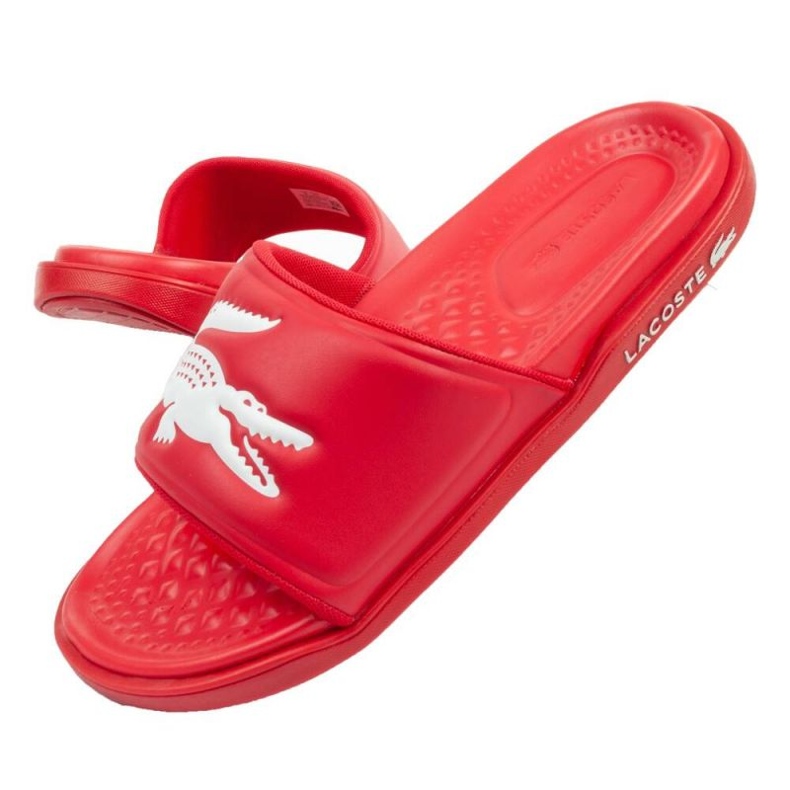 Lacoste Croco Dualiste 2017K flipflops 743CMA002017K röd 1