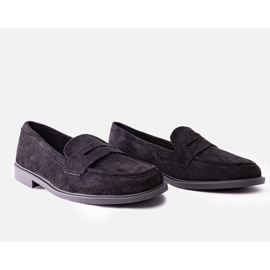 Svarta Miralona sammetsmockasiner 1