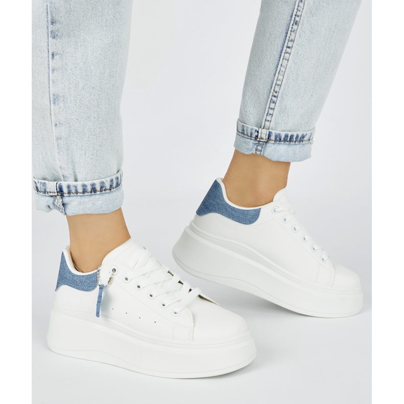 Vita platåskor för kvinnor 2