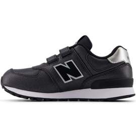 New Balance sneakers med kardborreknäppning PV574FM svart 1