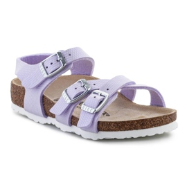 Birkenstock Kumba Shiny Lizard sandaler 1026907 purpur 1