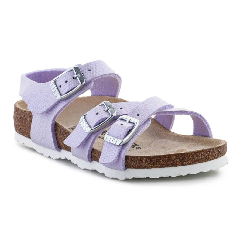 Birkenstock Kumba Shiny Lizard sandaler 1026907 violett 1