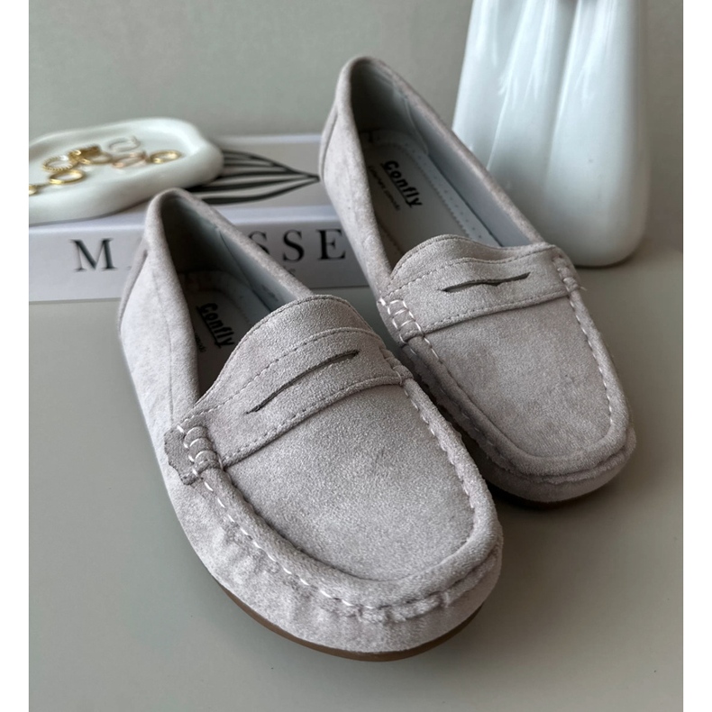 Confly Kvinnors mocka Moccasins Gray Lila Lenvie grå 2