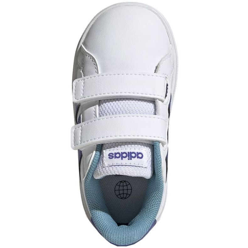 Adidas Grand Court Lifestyle Hook and Loop HP8919 skor vit 1