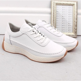 Sergio Leone SP013 SK432D sportskor vit 2