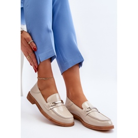 Vinceza Dampatent Beige Nurea Mockasiner 1