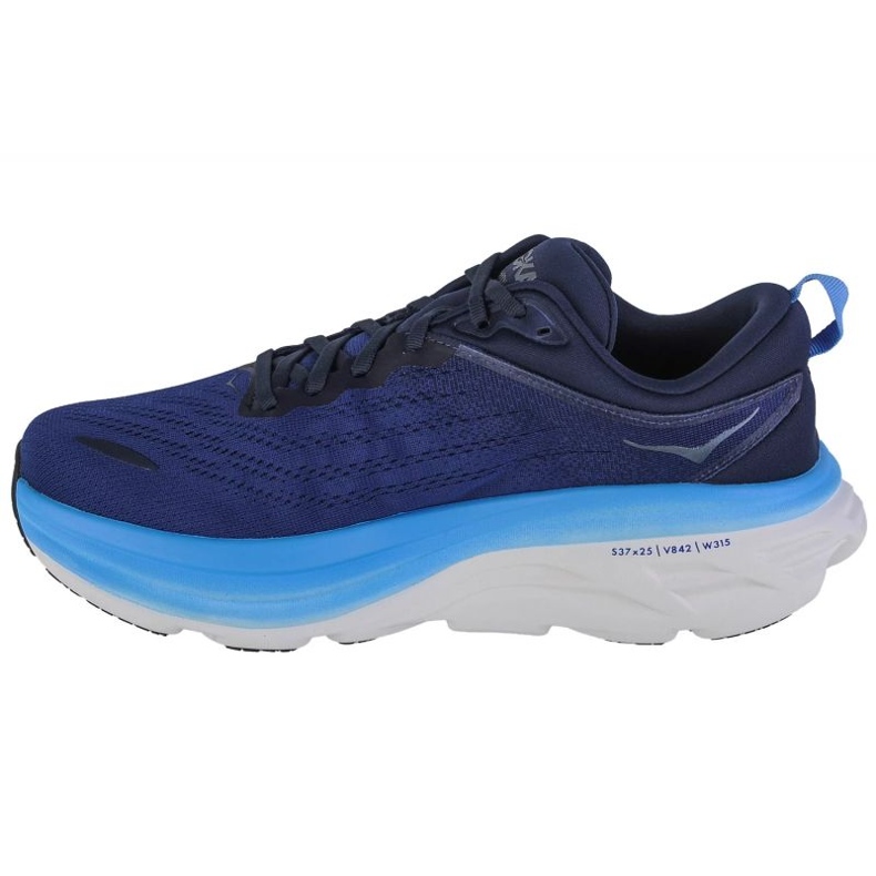 Hoka Bondi 8 Wide skor 1127953-OSAA blå 1