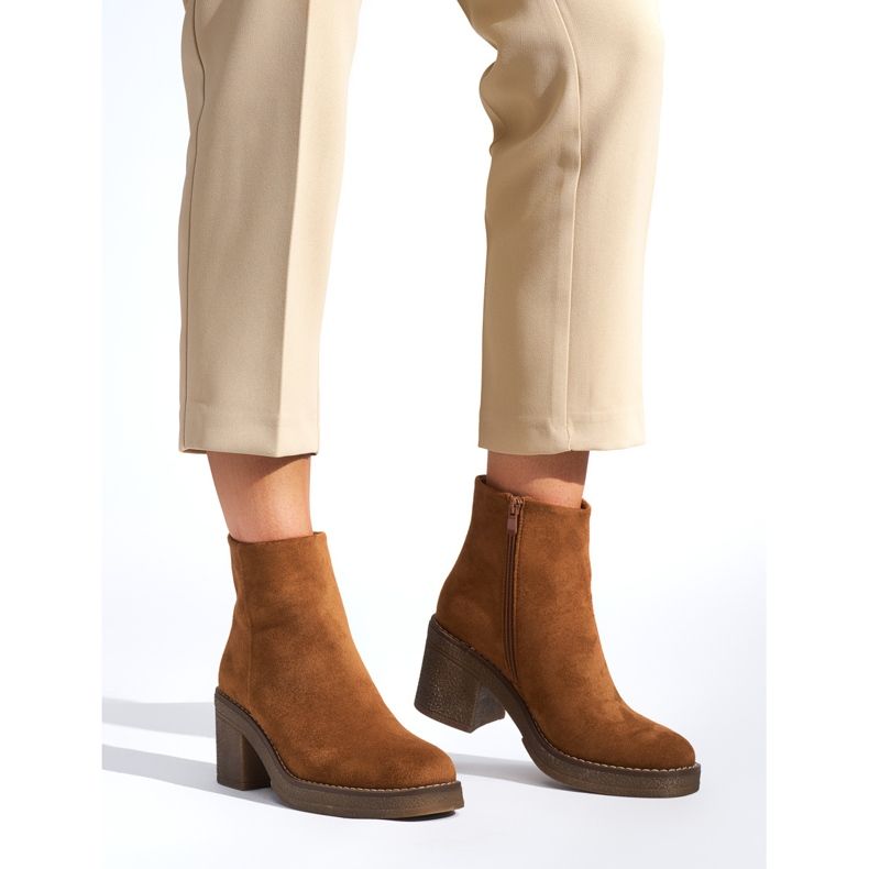 Bruna ankelstövlar för kvinnor 1