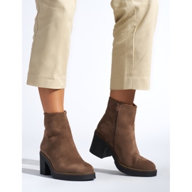 Bruna ankelstövlar för kvinnor 1