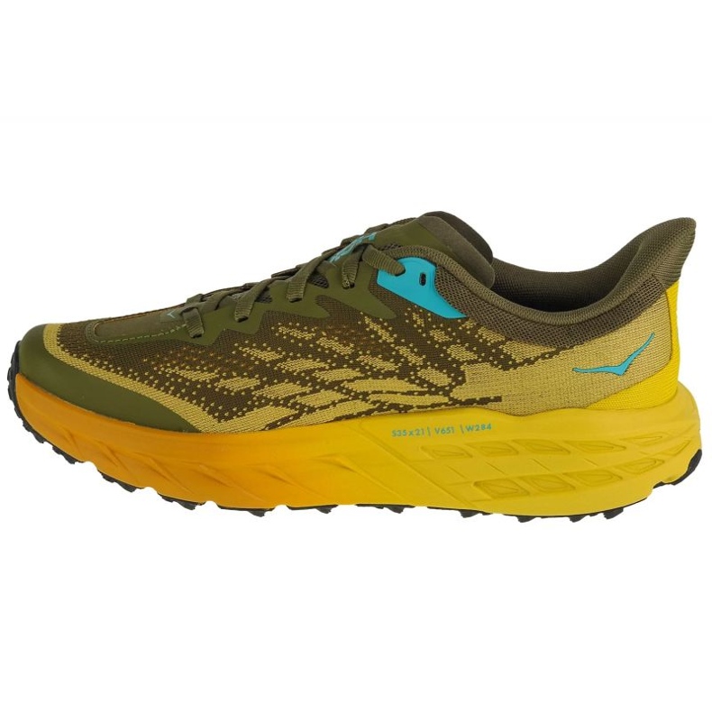 Hoka Speedgoat 5 skor 1123157-APFR gul 1