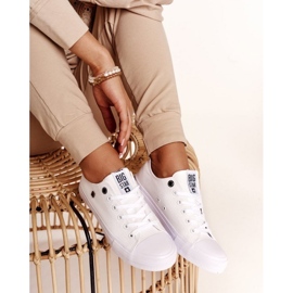 Dam Klassiska låga sneakers Big Star AA274010 Vit 2