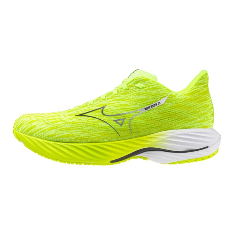 Mizuno Wave Rider 28 J1GC240309 skor grön 1