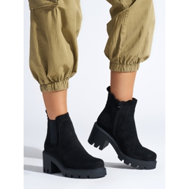Svarta ankelstövlar för kvinnor 1