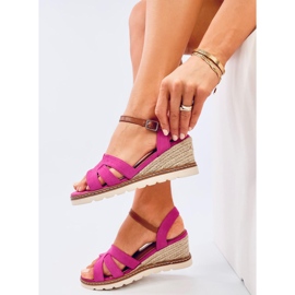 Rosco Fuchsia espadrillesandaler rosa 1