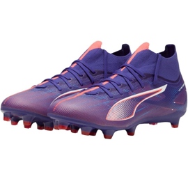 Puma Ultra 5 Match+ FG/AG 107686 01 fotbollsskor purpur 1